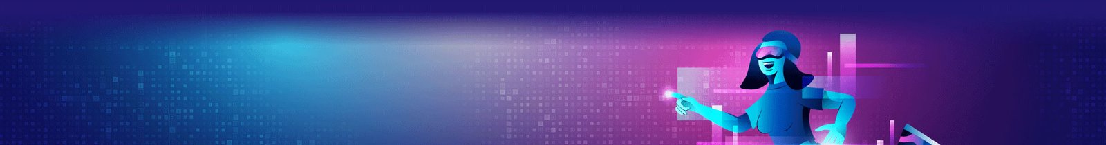 metaverse headline background