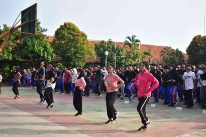 Senam Pagi di Sekolah Lawan Rasa Malas Gerak