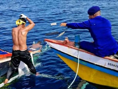 Telah di temukan mayat terapung di la