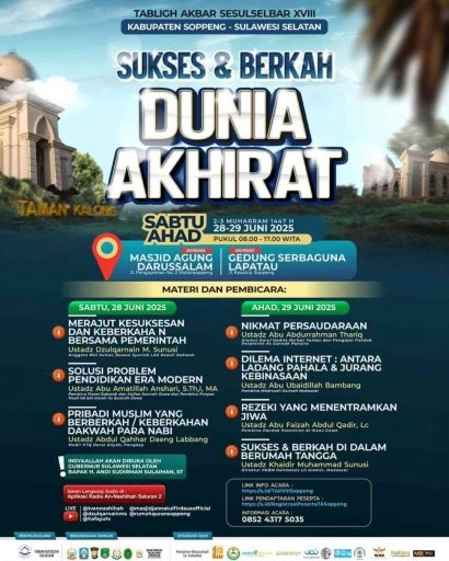 Tabligh Akbar Sulselbar XVIII di Soppeng