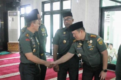 Dandim 0418/Palembang Hadiri Sholat Dzuhur Berjamaah dan Peringatan Tahun Baru Islam 1447 Hijriah