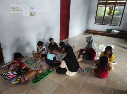 Kembali Melestarikan Permainan Tradisional Bersama Anak-Anak Desa Gentan Dan KKN 067 UIN Raden Mas Said Surakarta