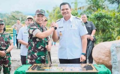 TMMD 124 Bangun Embung Savana, TNI Bantu Warga Desa Barua Wujudkan Ketahanan Air