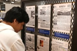 ilustrasi: Suasana pameran Arsip dan Koleksi Cerpen Harian Kompas di Gramedia Jalma, Melawai, Jakarta Selatan, Minggu (29/6/2025). (Foto: KOMPAS)