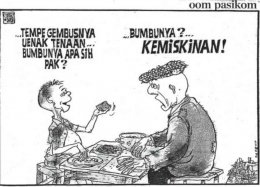 Salah satu karya GM Sudarta dan sentilan khas Oom Pasikom yang menggelitik. (Sumber gambar : Screenshot dari Redaksi BaleBengong, 2017)